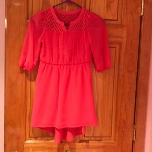 Sequin Hearts - Girl’s Sz 7 - Hi-Low Dress